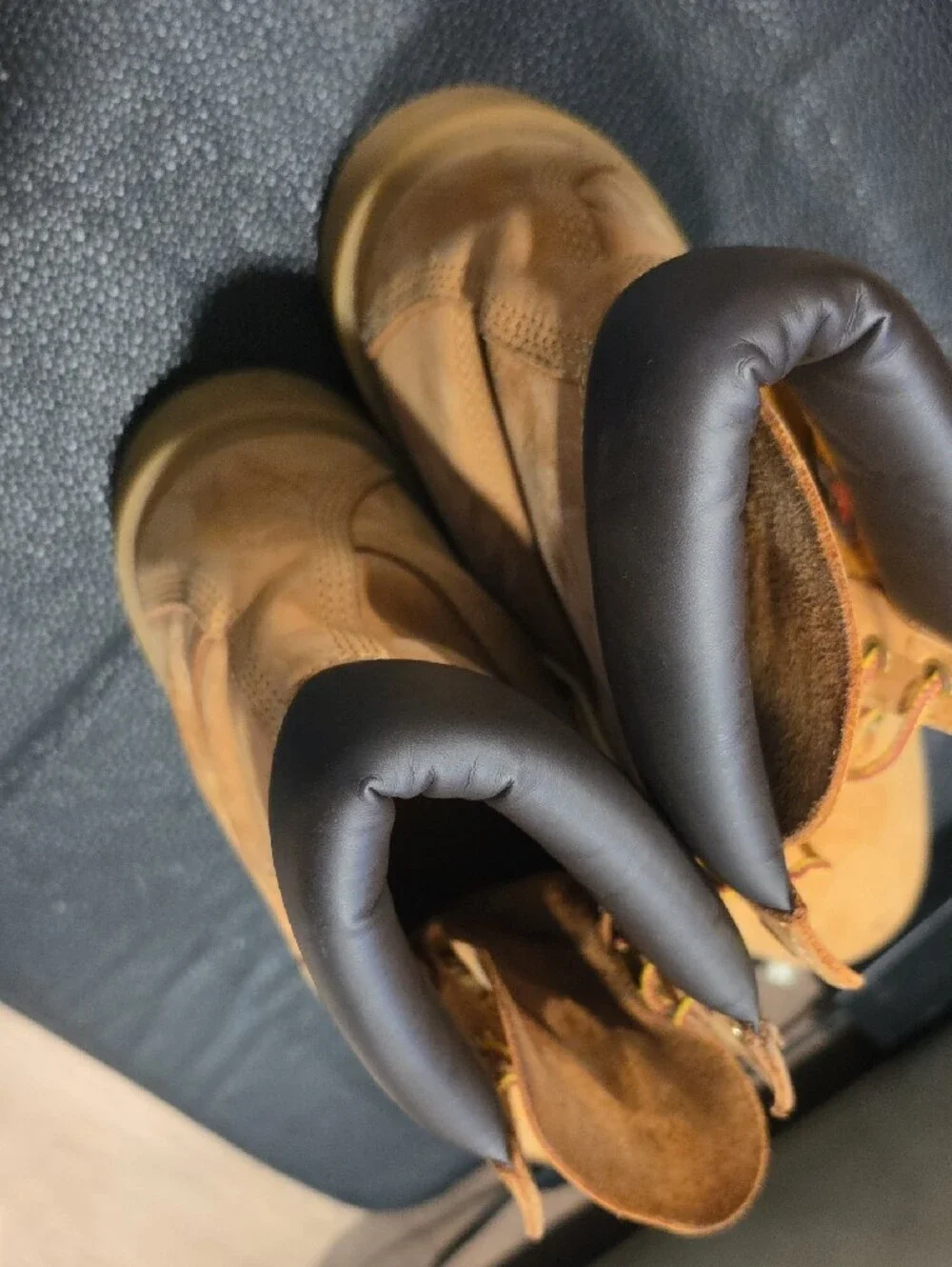 Timberland Wheat Brown Leather Work Boots
